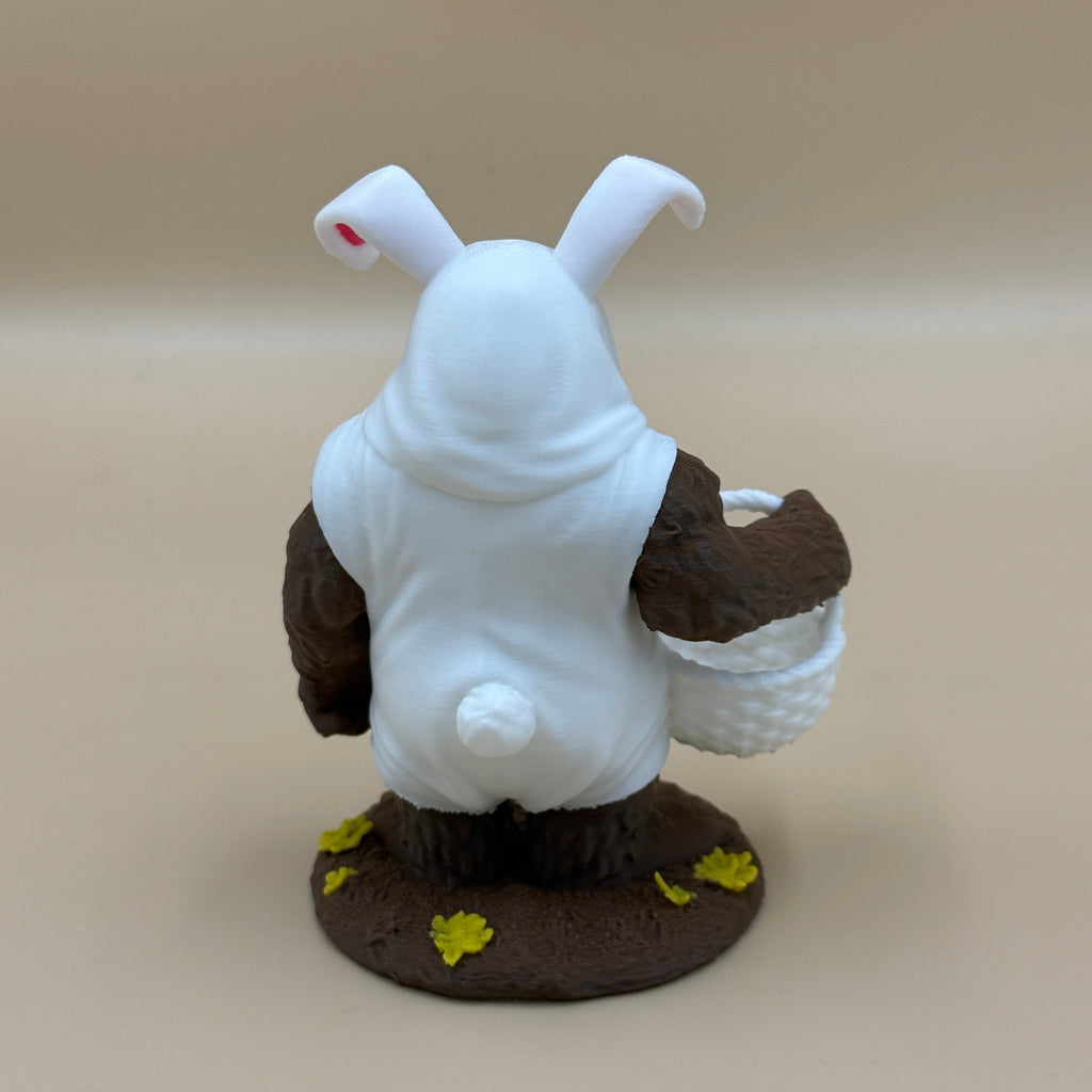 Bigfoot Bunny Holding Basket