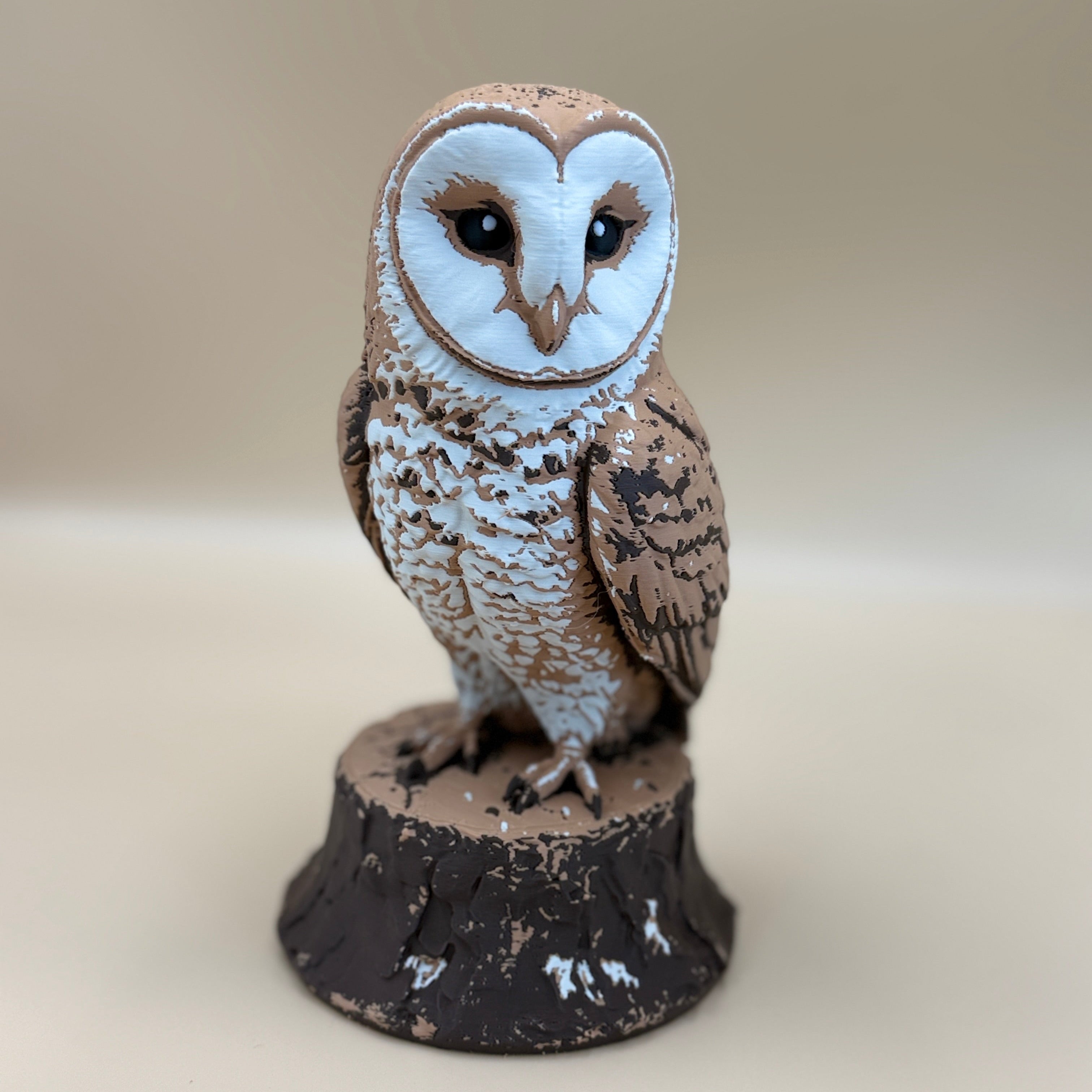 The Quiet Sentinel Barn Owl 3MF + Commercial License