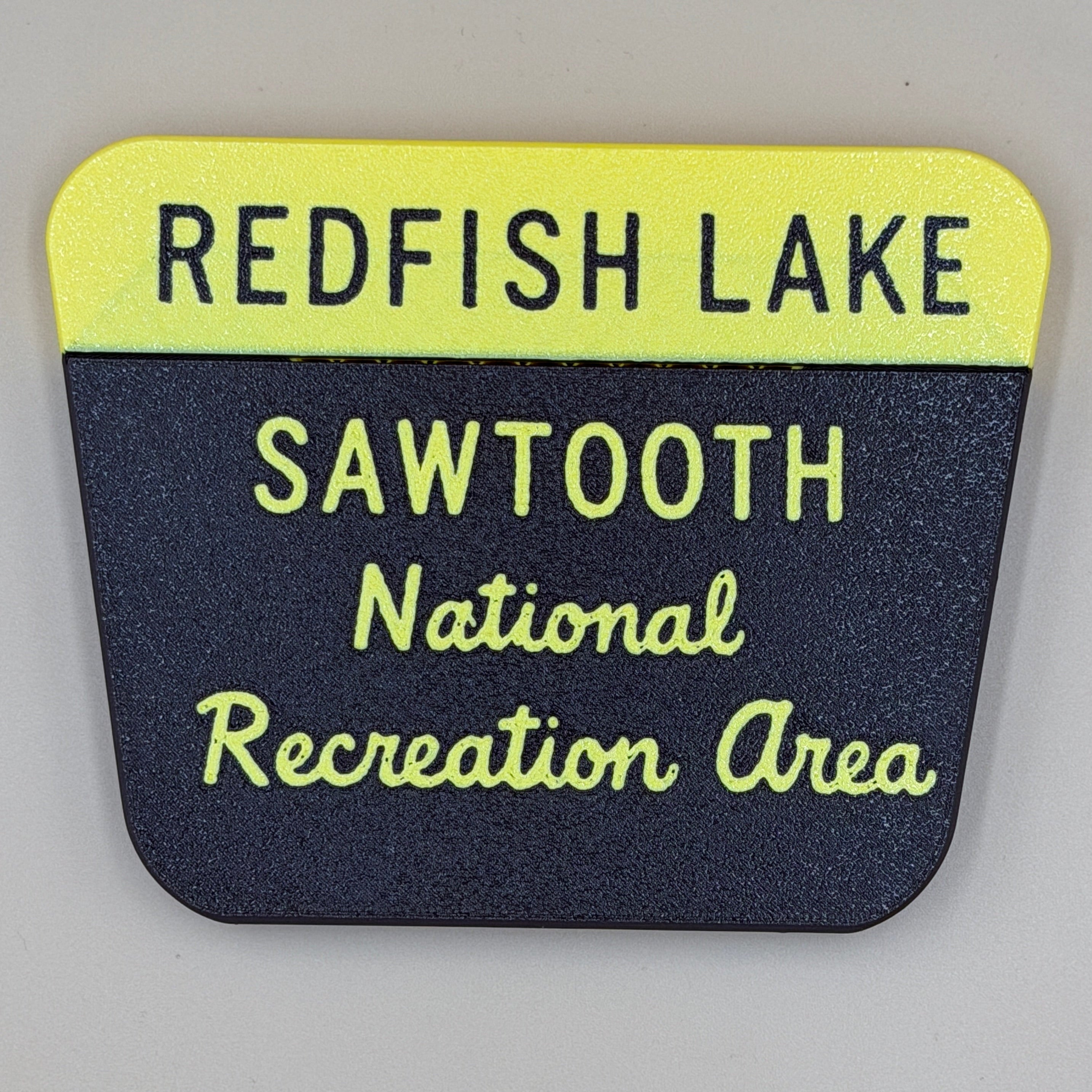 Redfish Lake Sawtooth National Recreation Area Sign