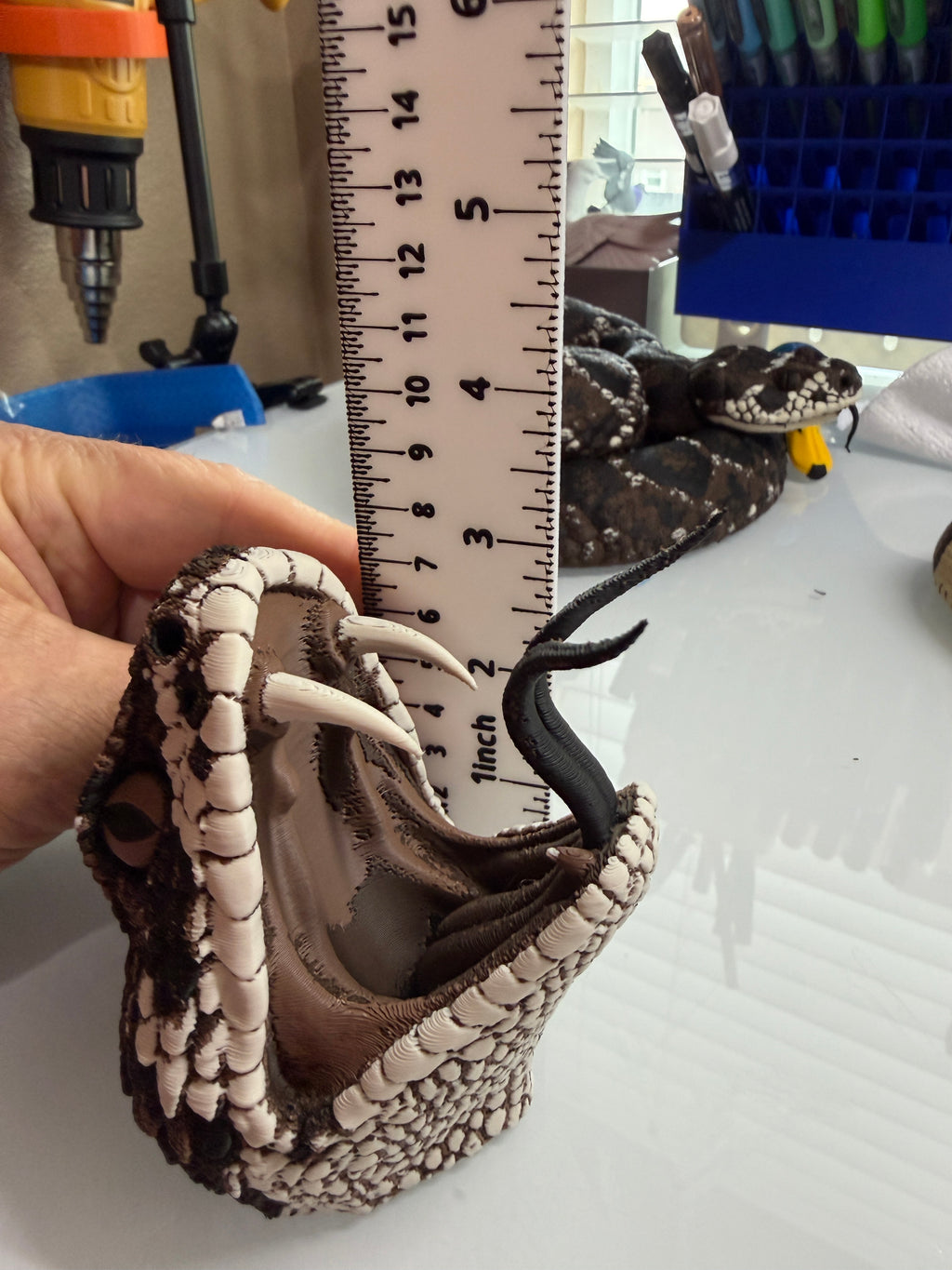 Rattlesnake Head - PLA Indoors only