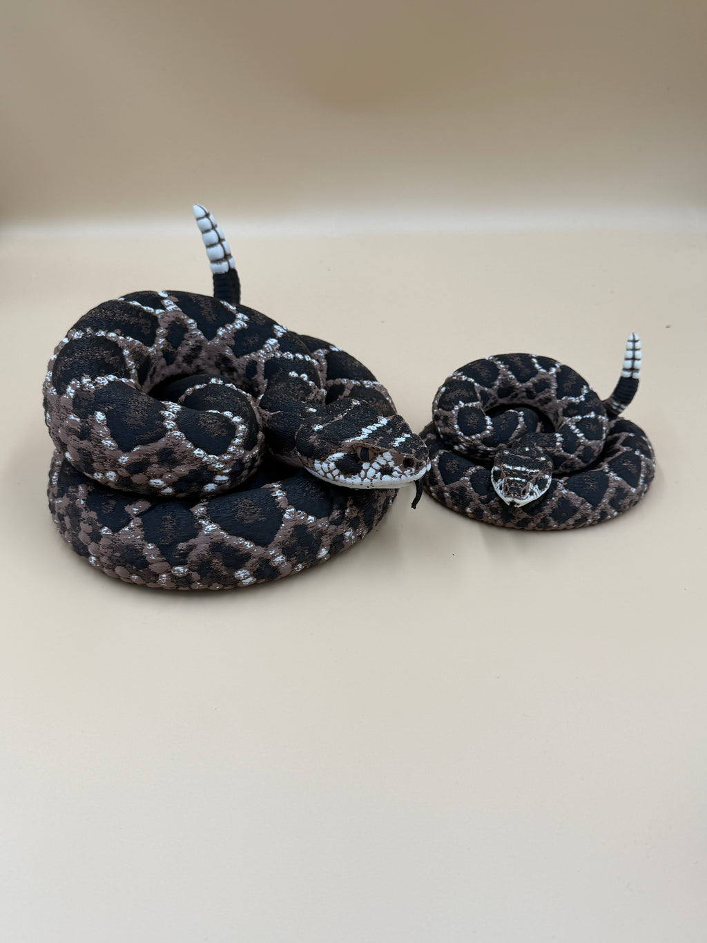 Diamondback Rattlesnake - PLA Indoors only