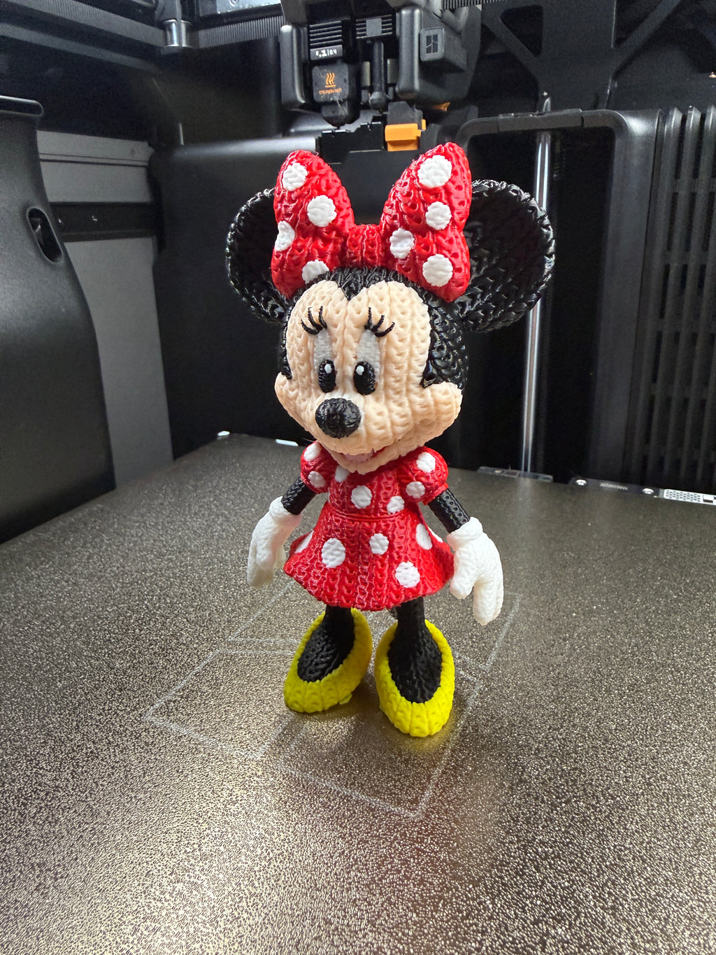 Minnie Mouse - knitted