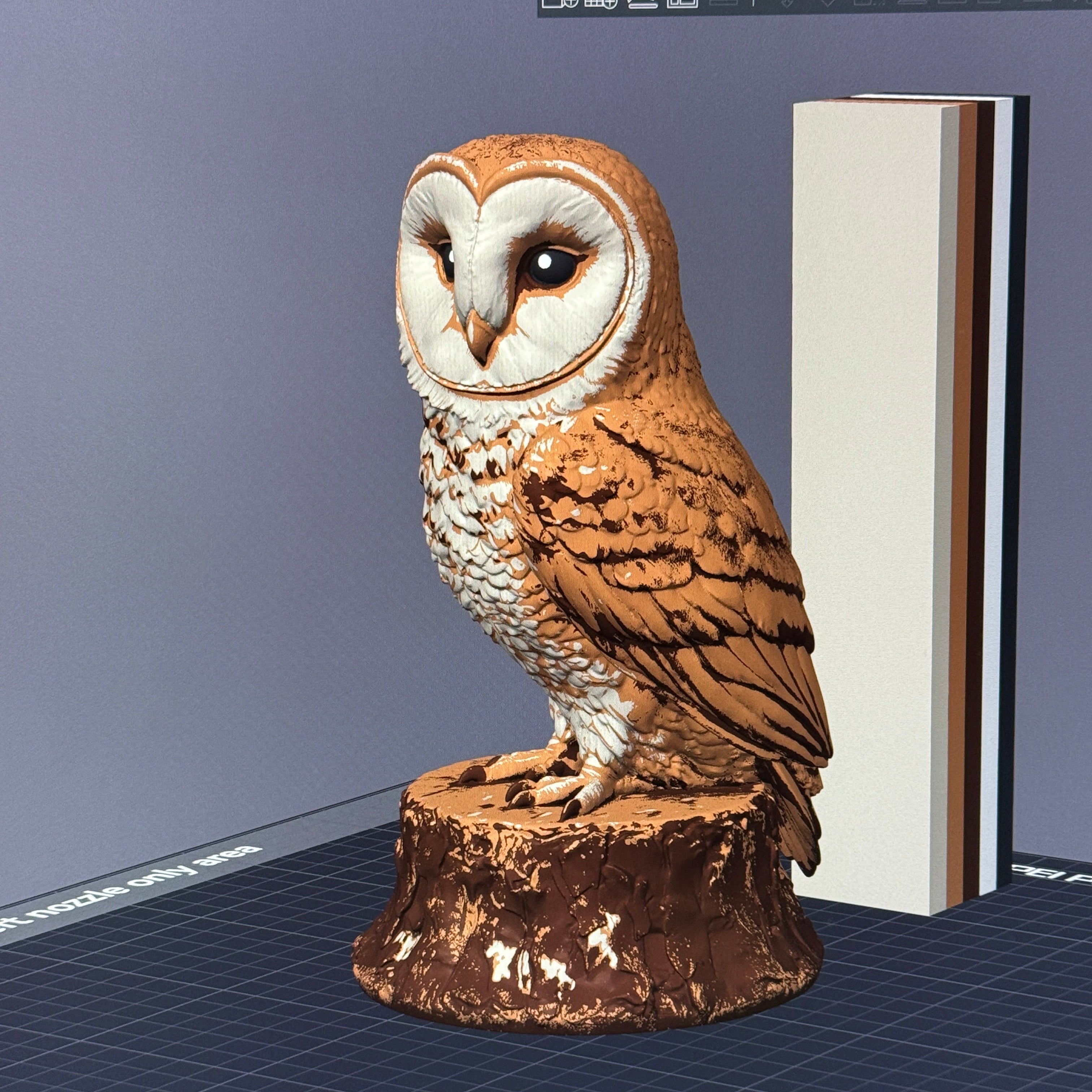 The Quiet Sentinel Barn Owl 3MF + Commercial License