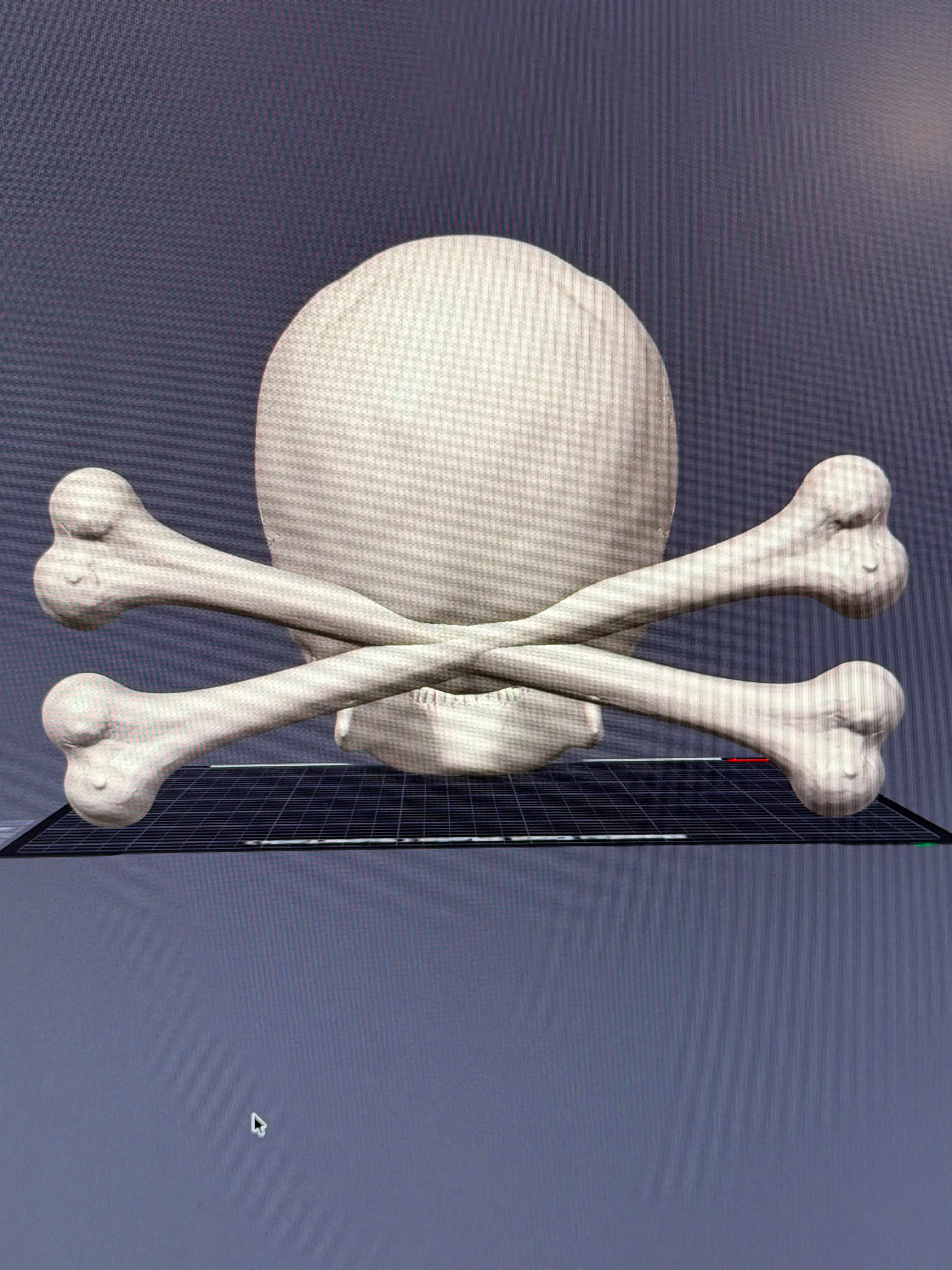 Skull and Cross Bones Hat Holder - Commercial License