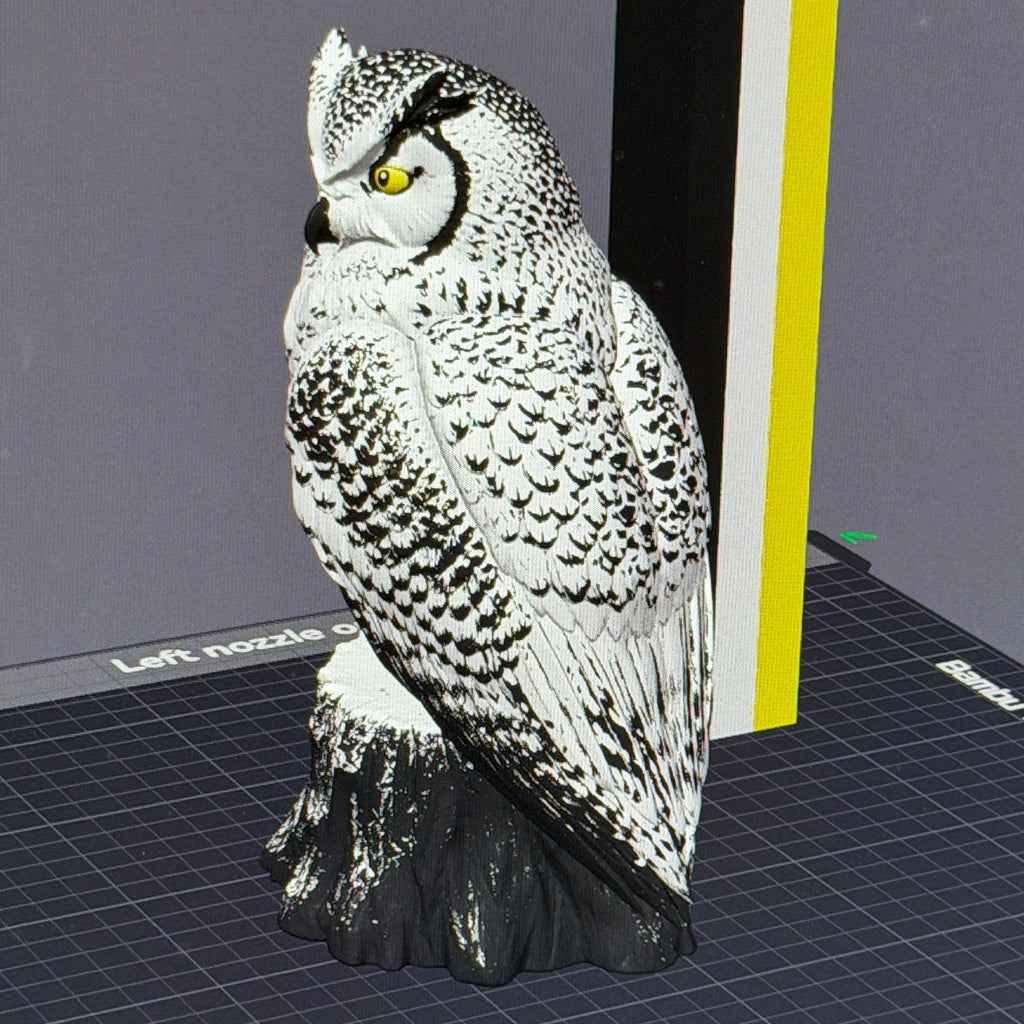 Arctic Guardian Owl- Commercial License