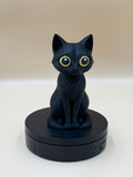 Moon-watch Cat Statue