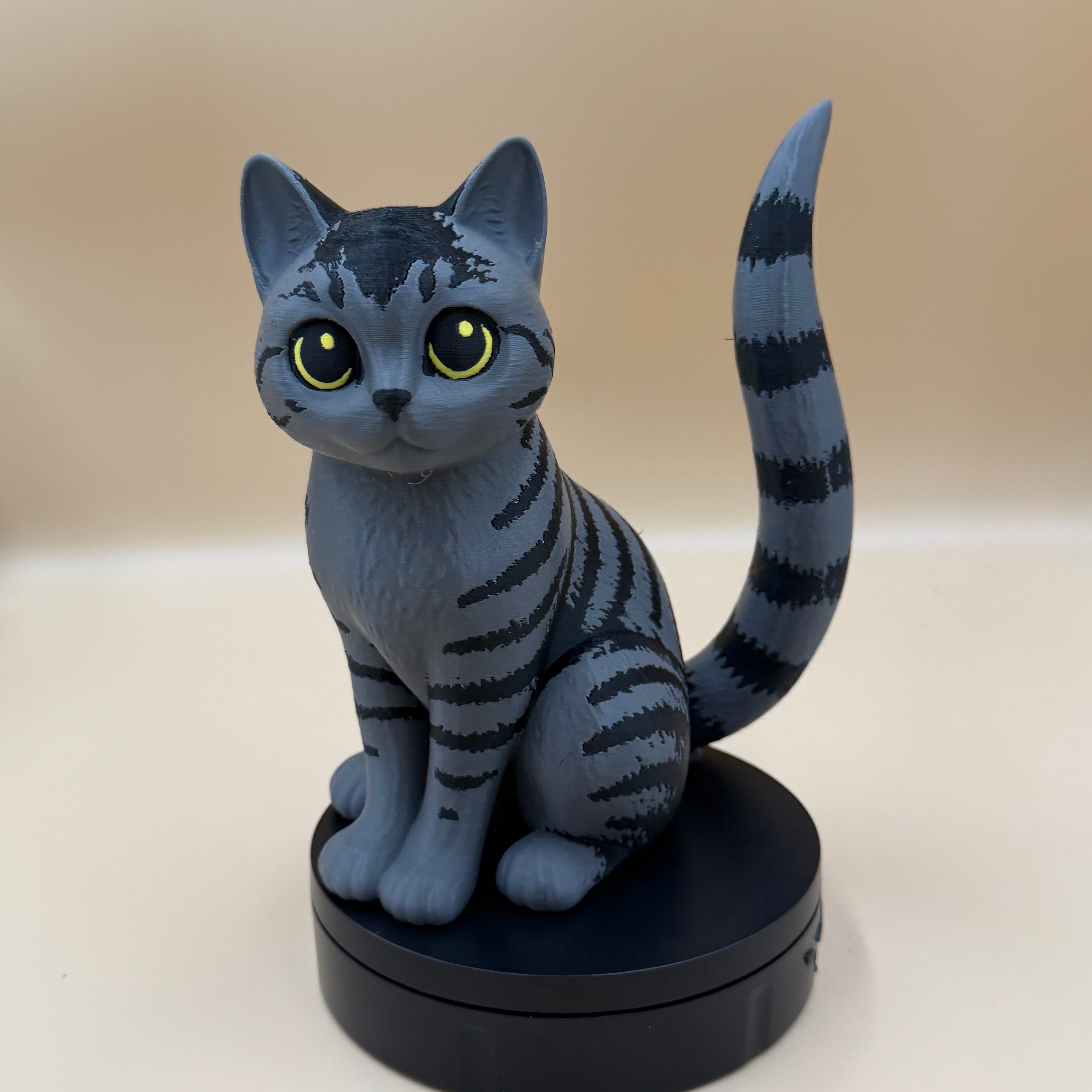 Moonstripe Kitten Statue