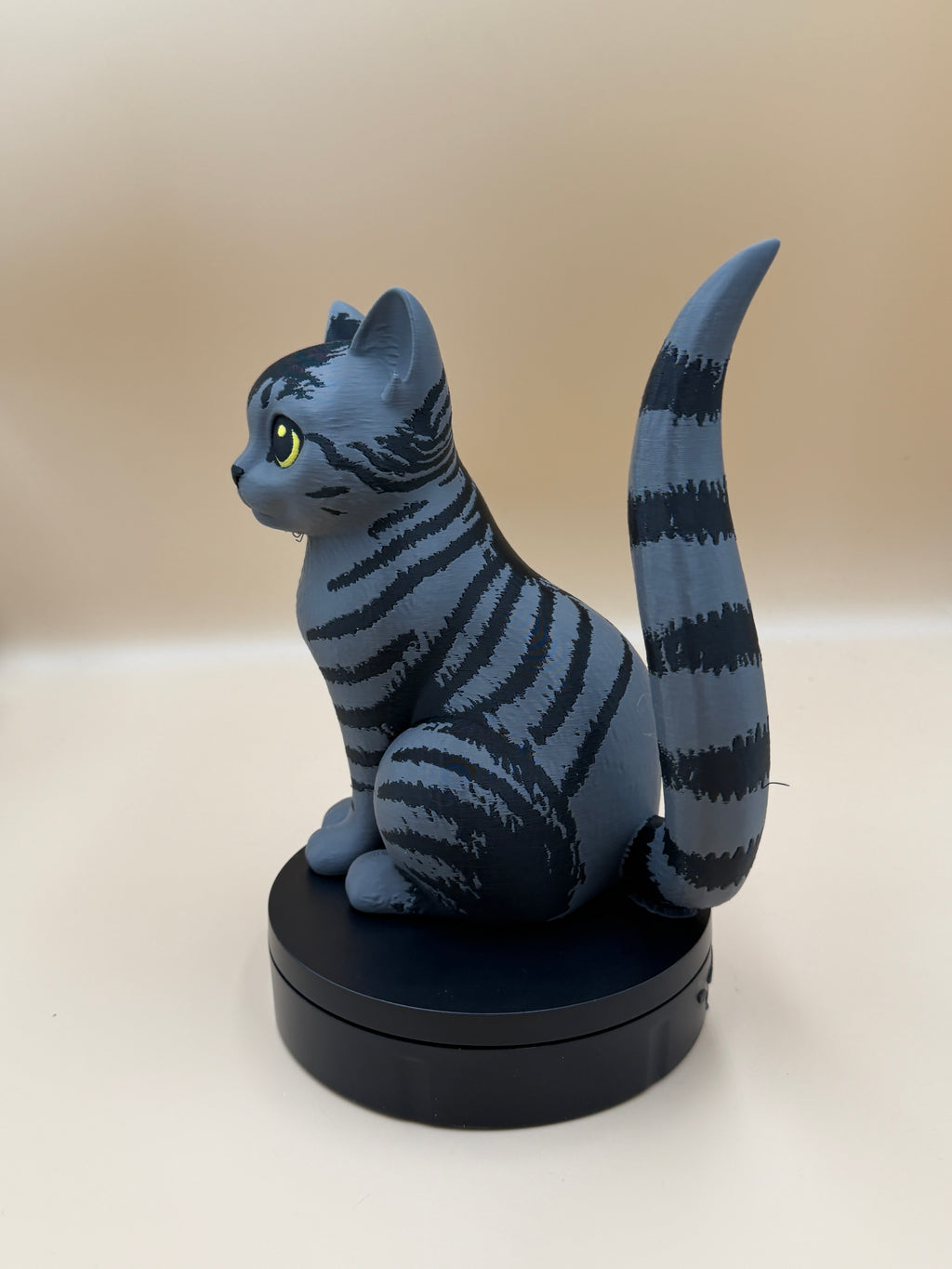 Moonstripe Kitten Statue