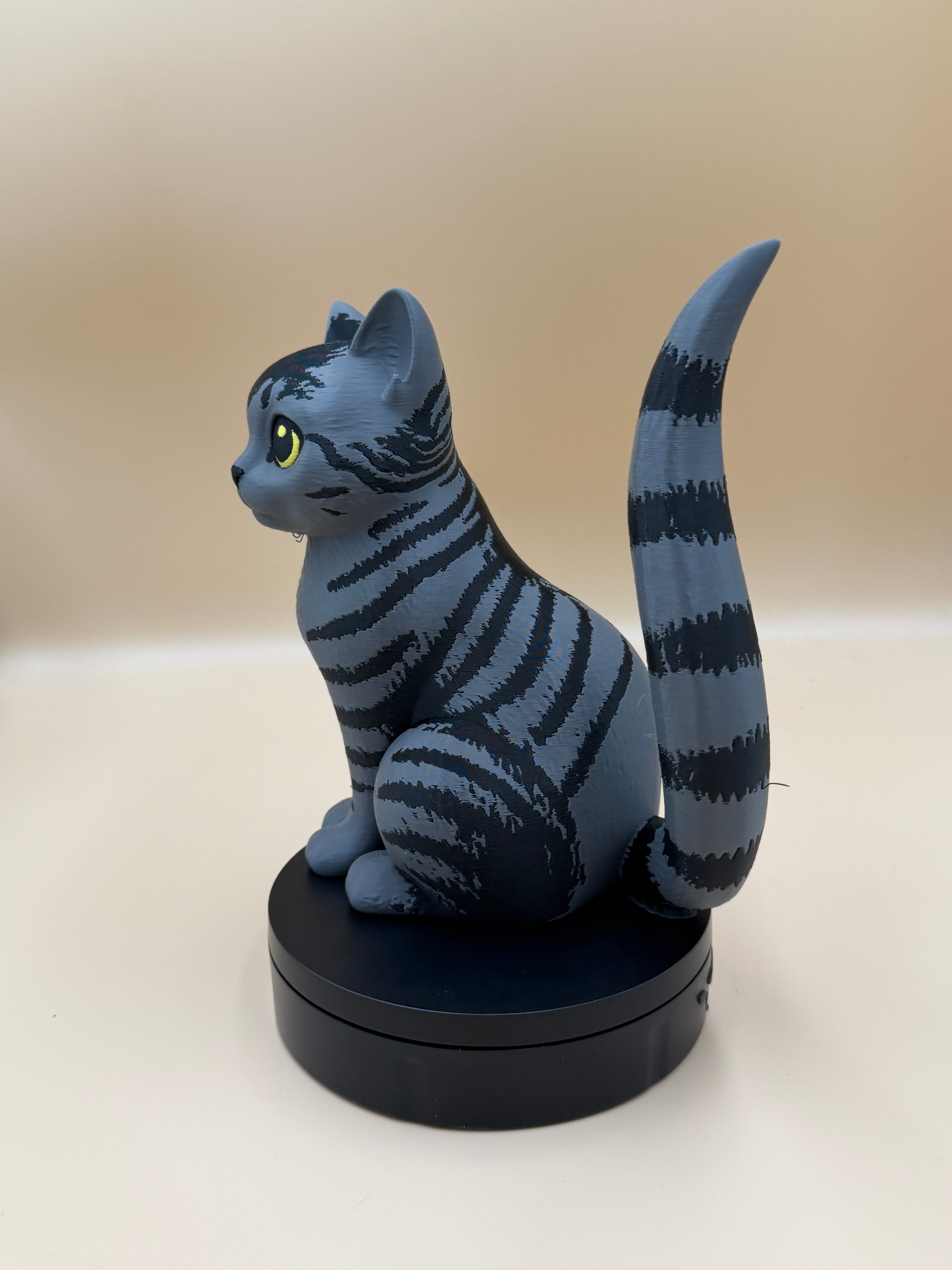 Moonstripe Kitten Statue