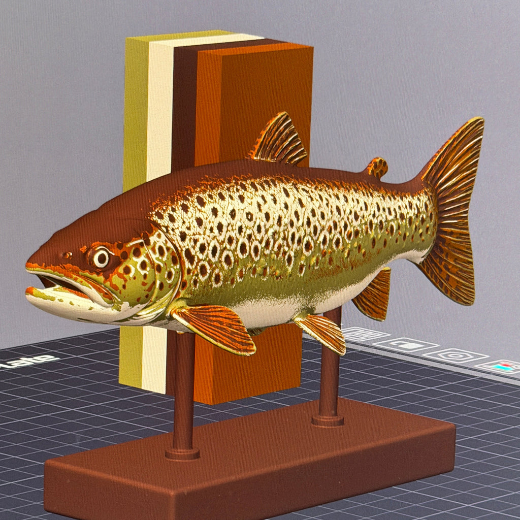Golden Brown Trout - Commercial License