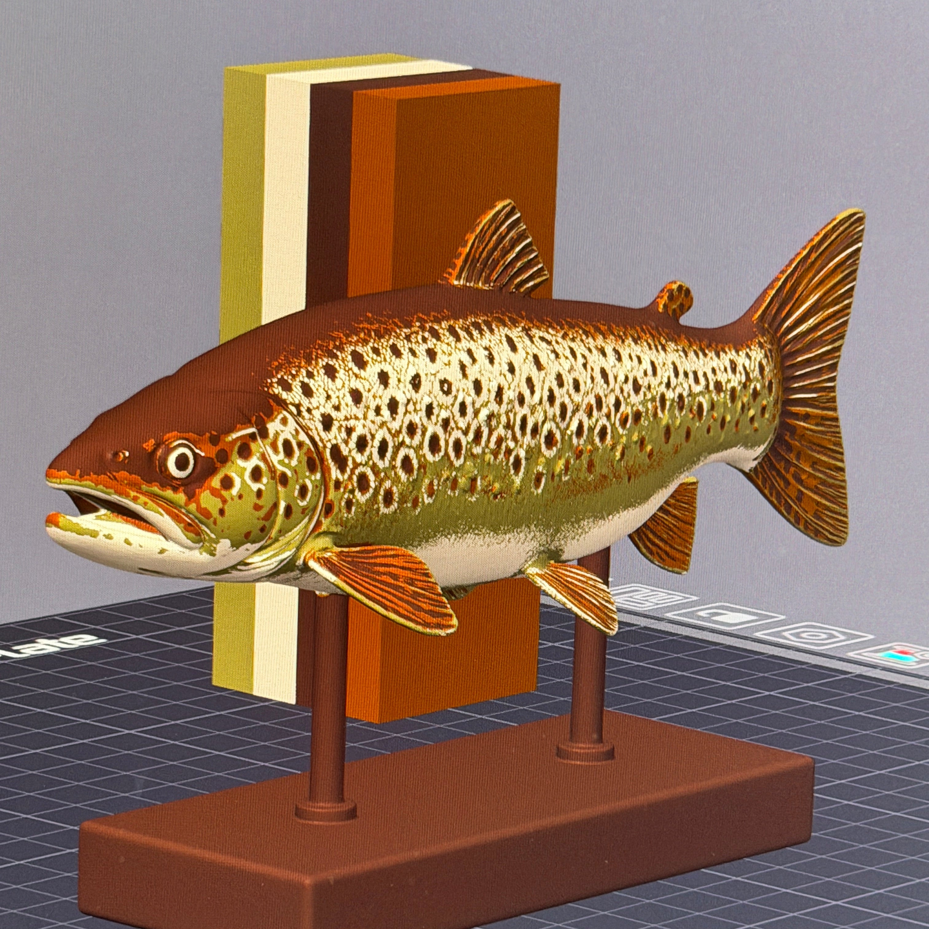 Golden Brown Trout - Commercial License