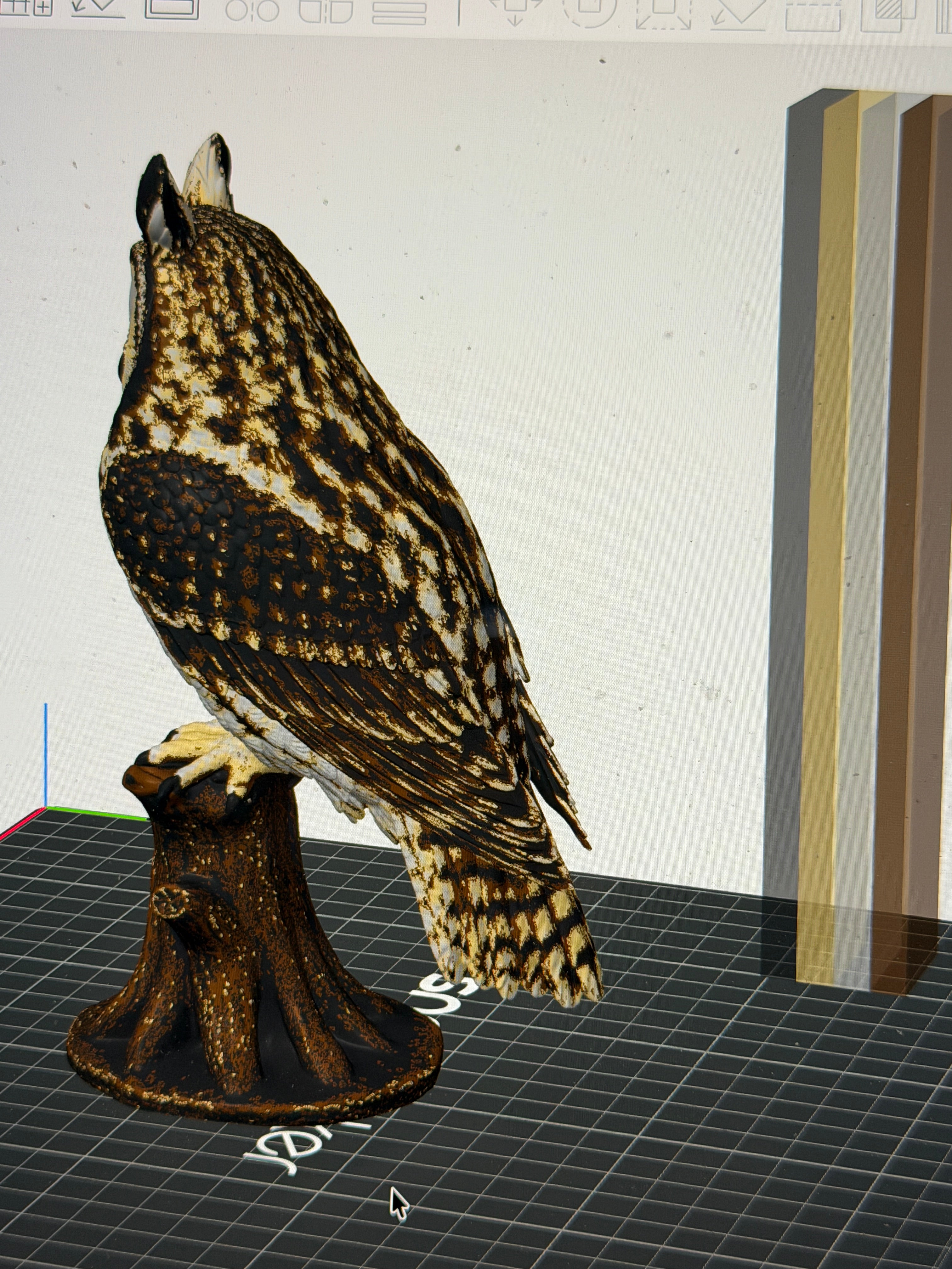 Twilight Sentinel – Long-Eared Owl- File for Snapmaker U1