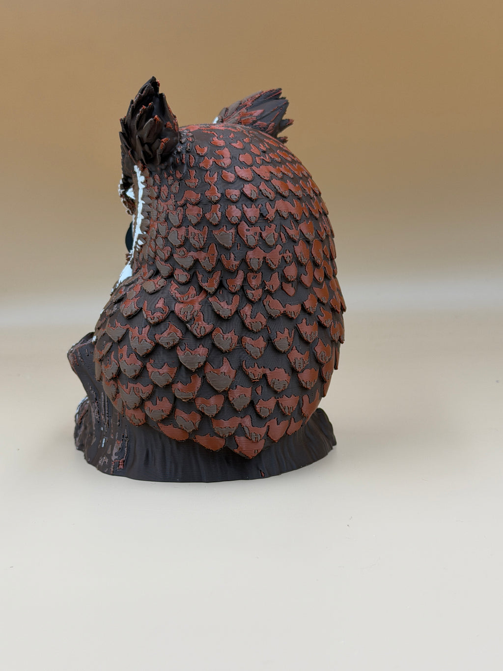 Great Horned Owl Bust