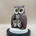 Mother Owl and Two Owlets