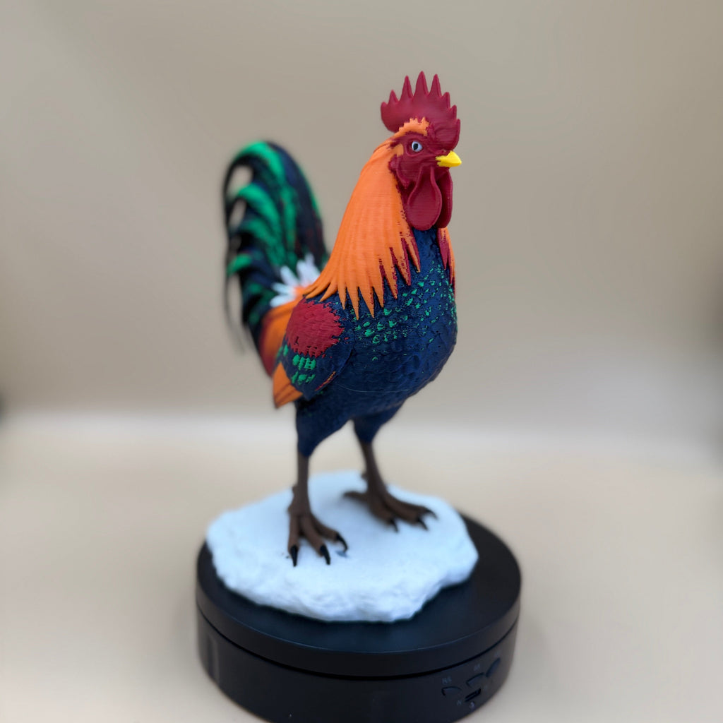 Rainbow Rooster - PLA version - Indoor Only