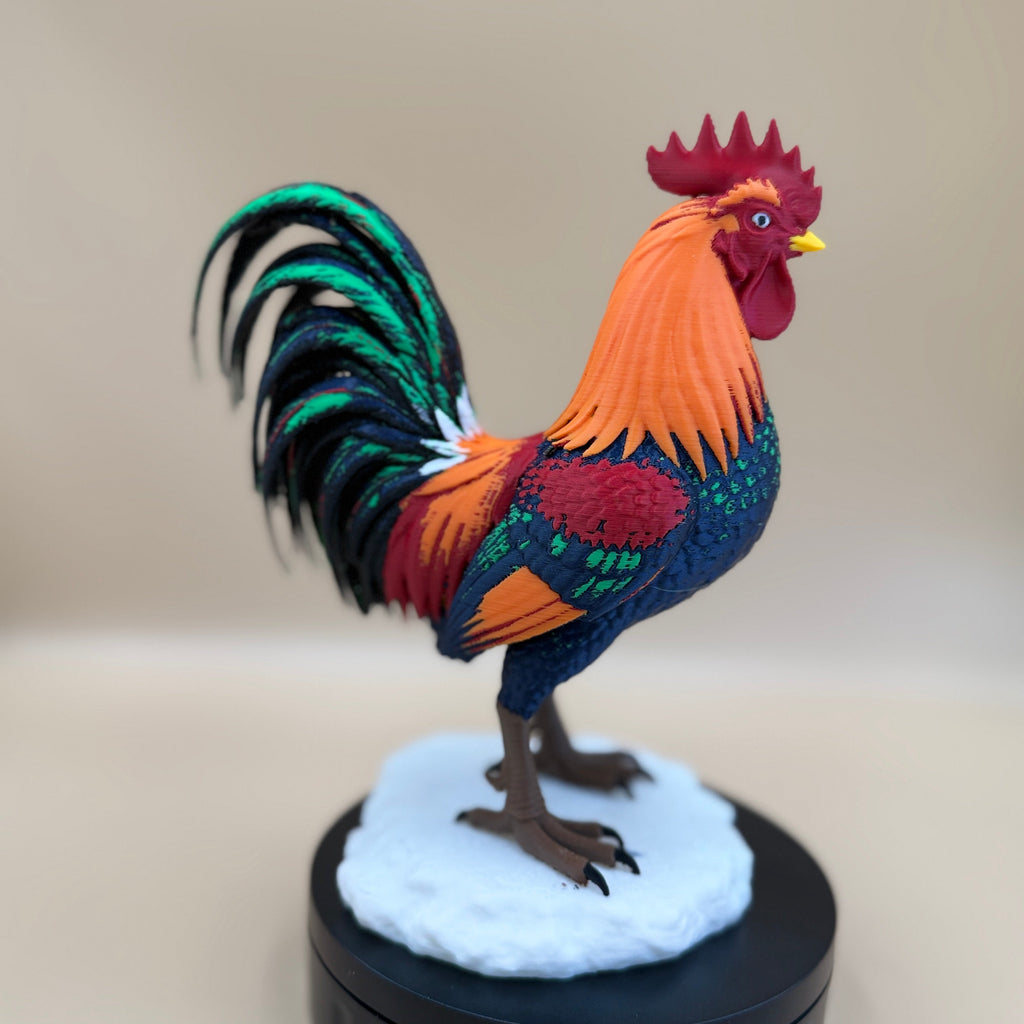 Rainbow Rooster 3MF + Commercial License