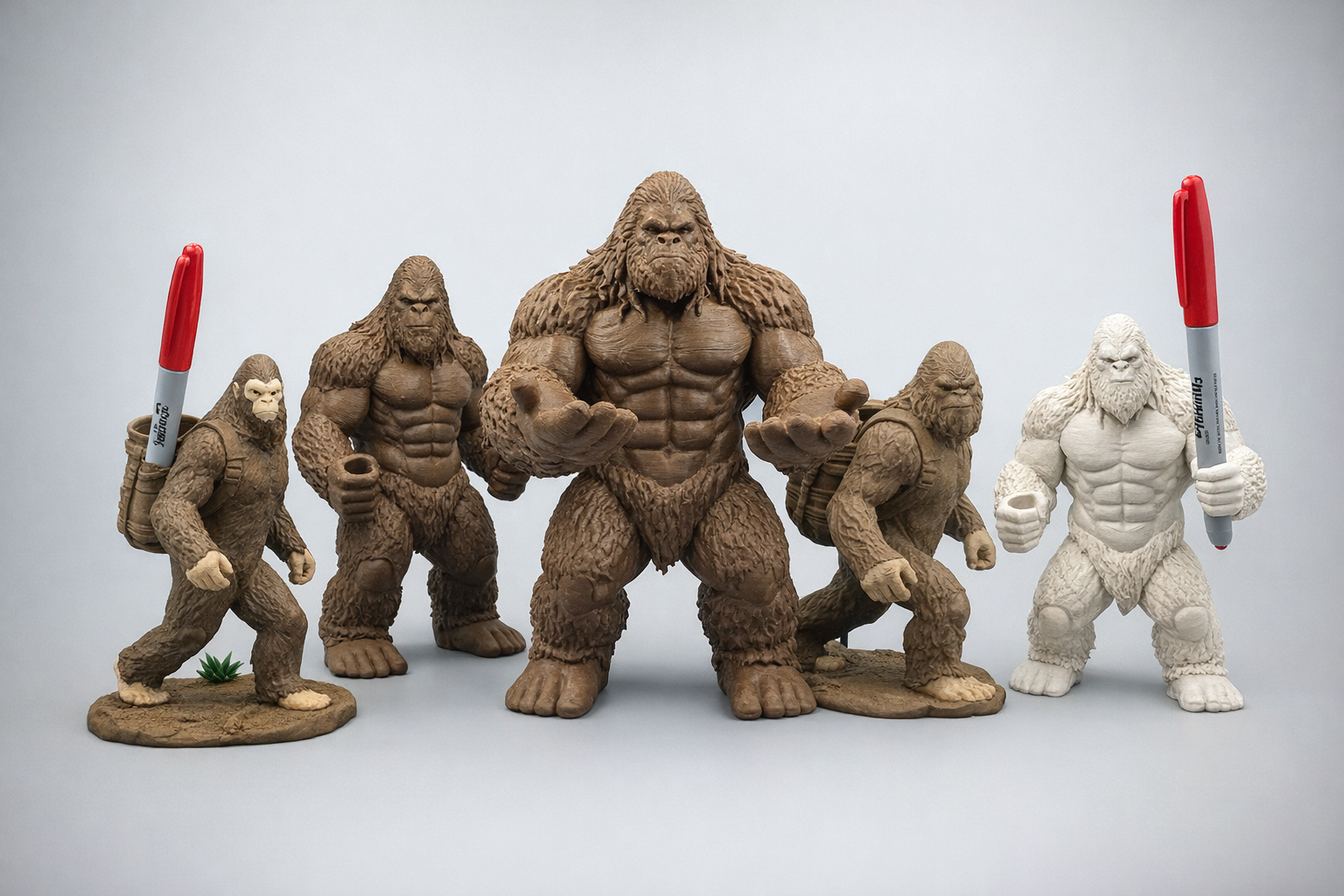 Sasquatch Marker/Pen Holder