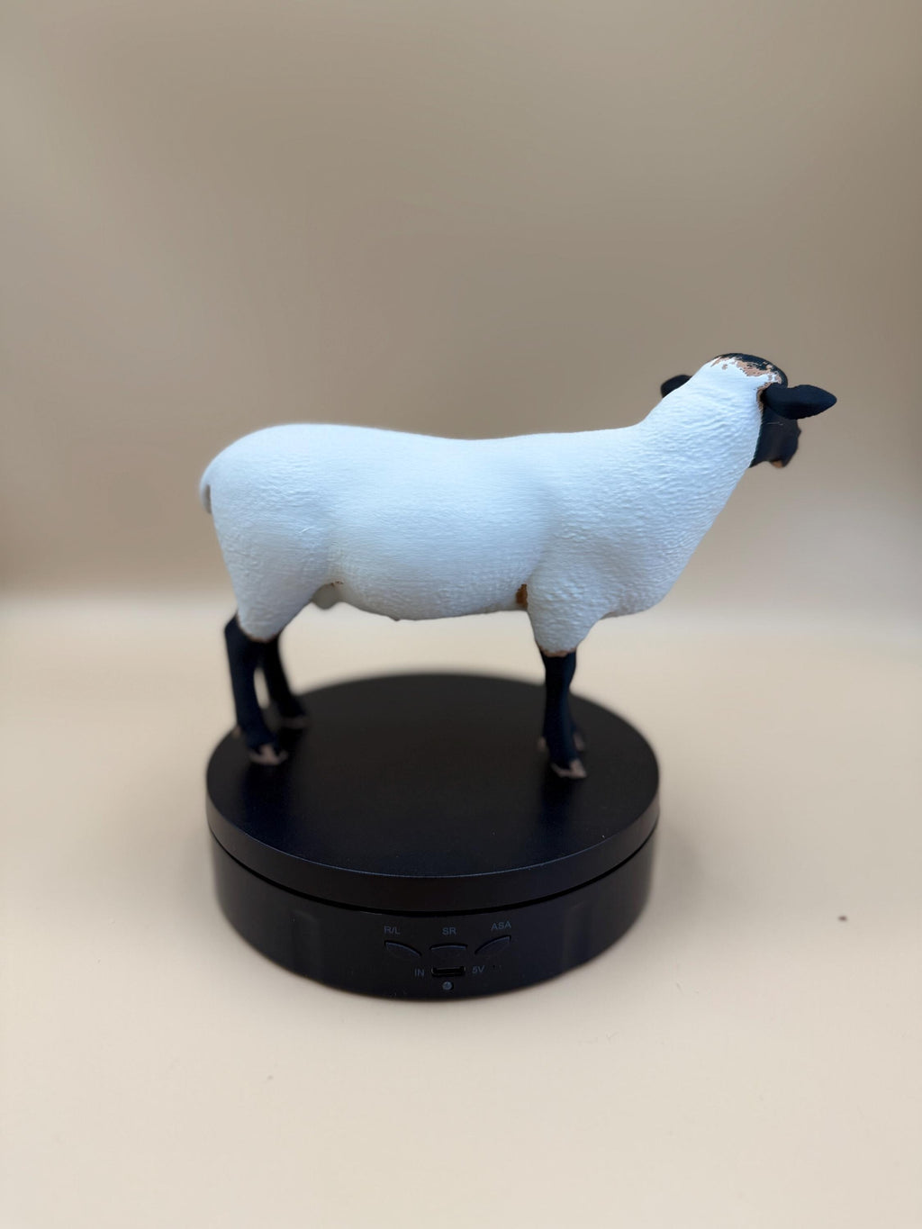 Suffolk Black Face Sheep  Realistic 3D Printed Farm Animal Decor | Rustic Sheep Figurine | Idaho