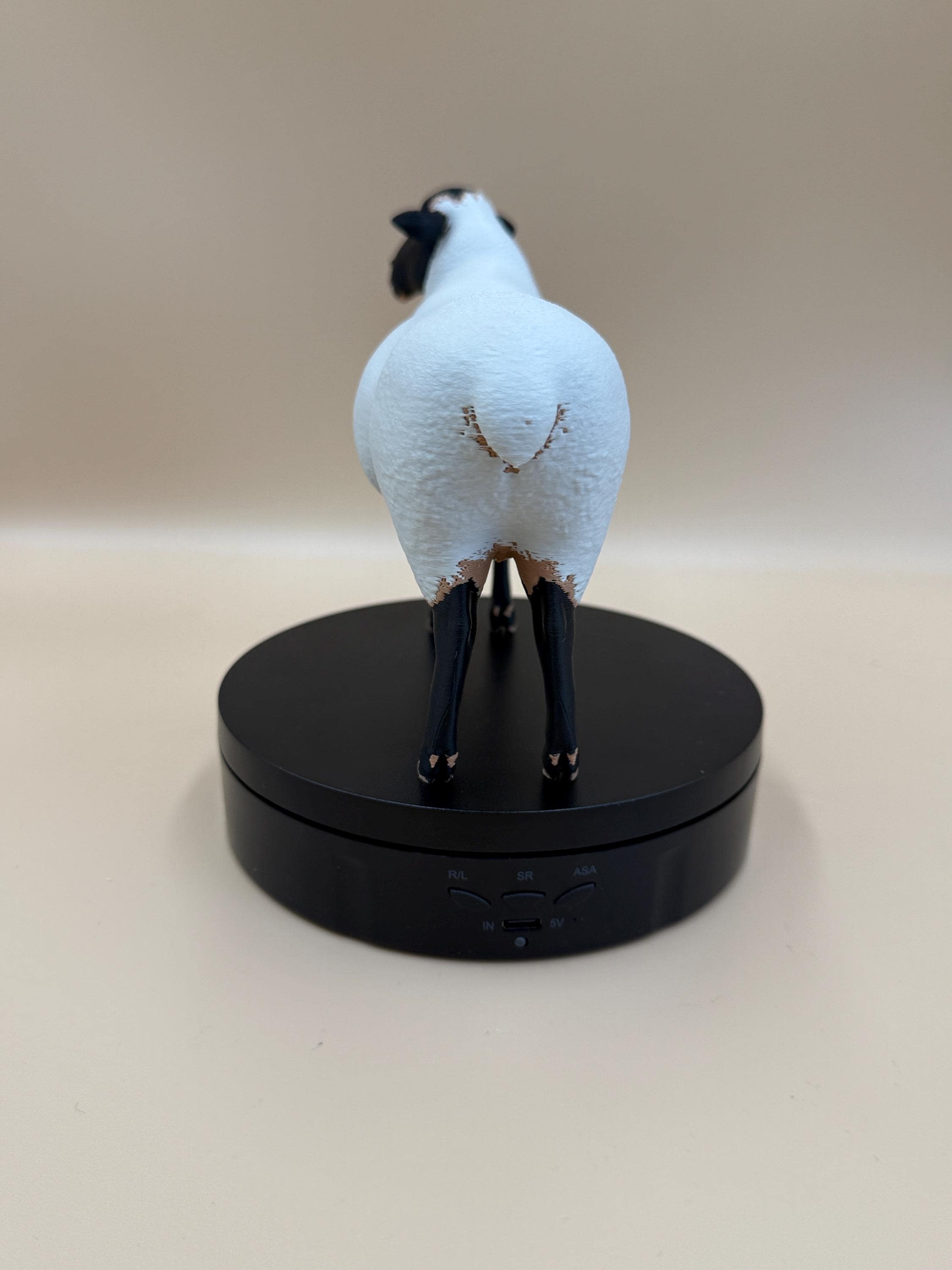 Suffolk Black Face Sheep  Realistic 3D Printed Farm Animal Decor | Rustic Sheep Figurine | Idaho