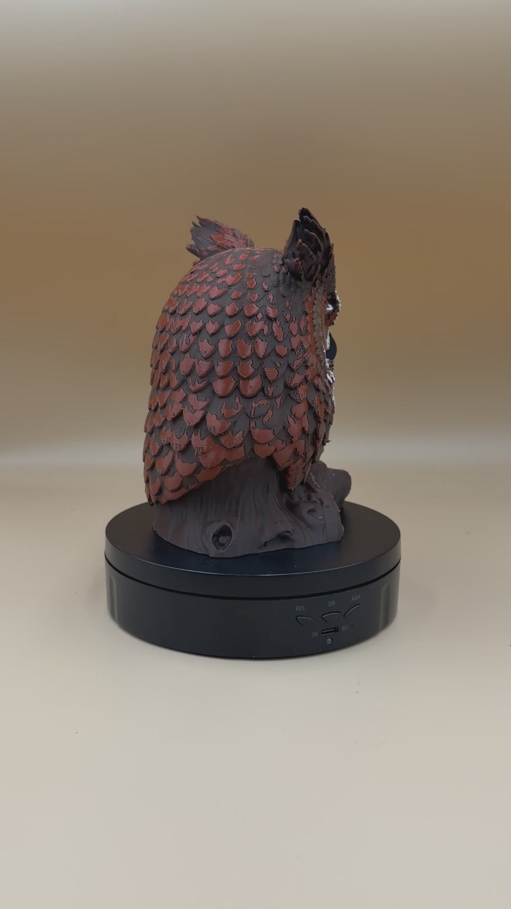 Great Horned Owl Bust