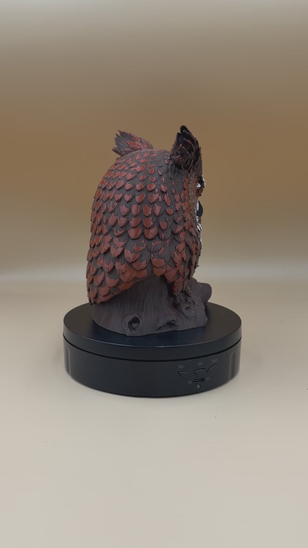 Great Horned Owl Bust