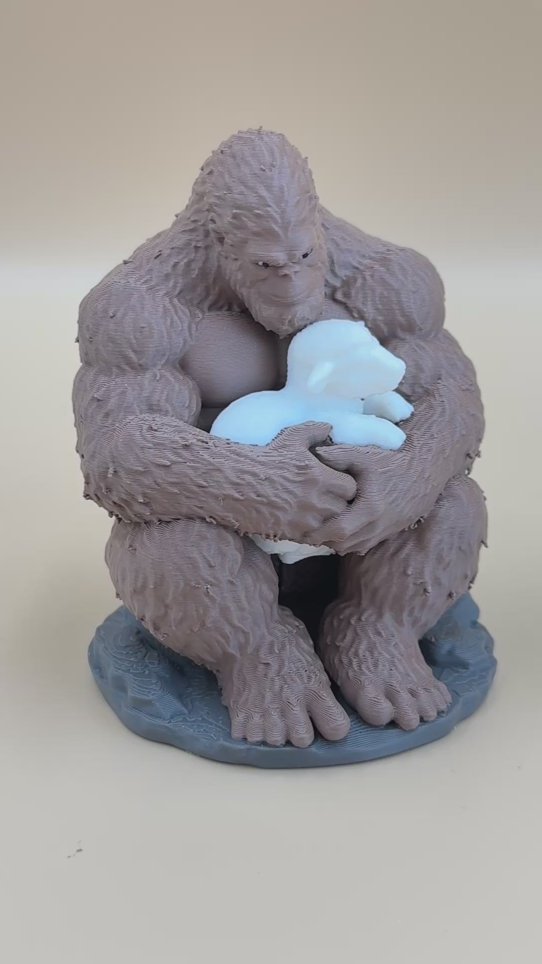 Bigfoot Holding a Lamb - Easter Edition