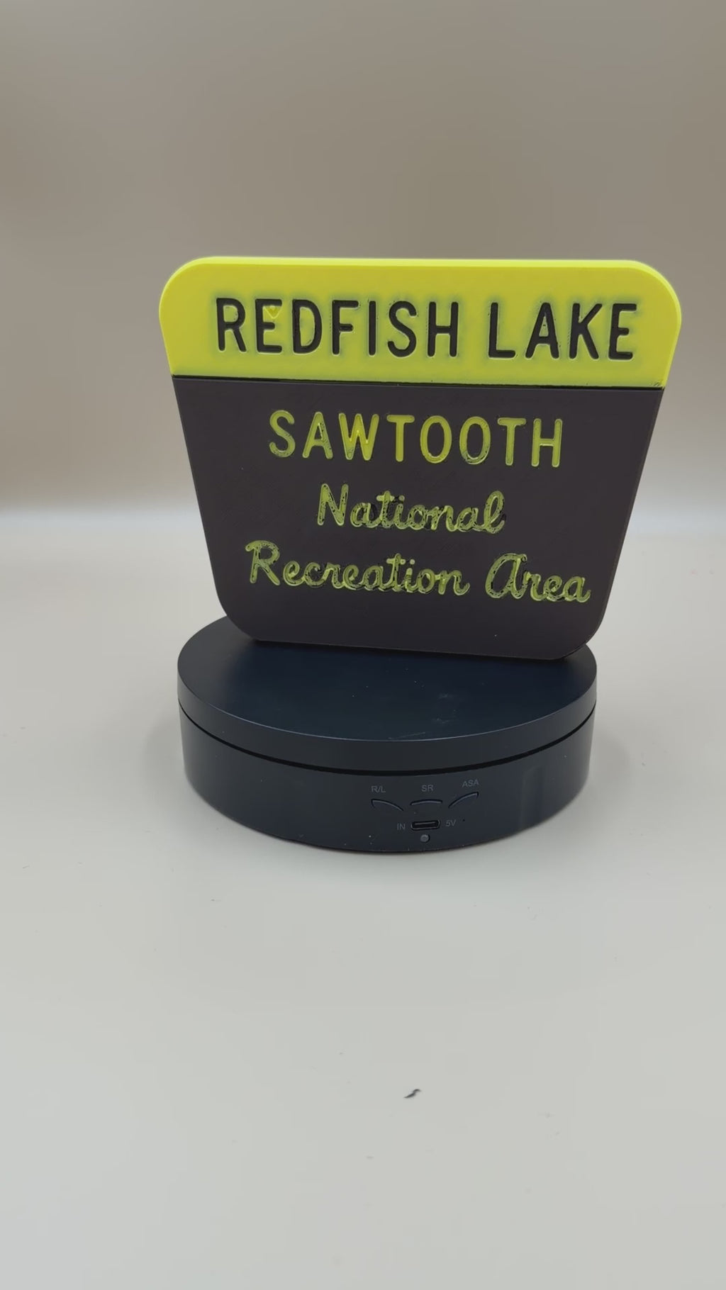 Redfish Lake Sawtooth National Recreation Area Sign