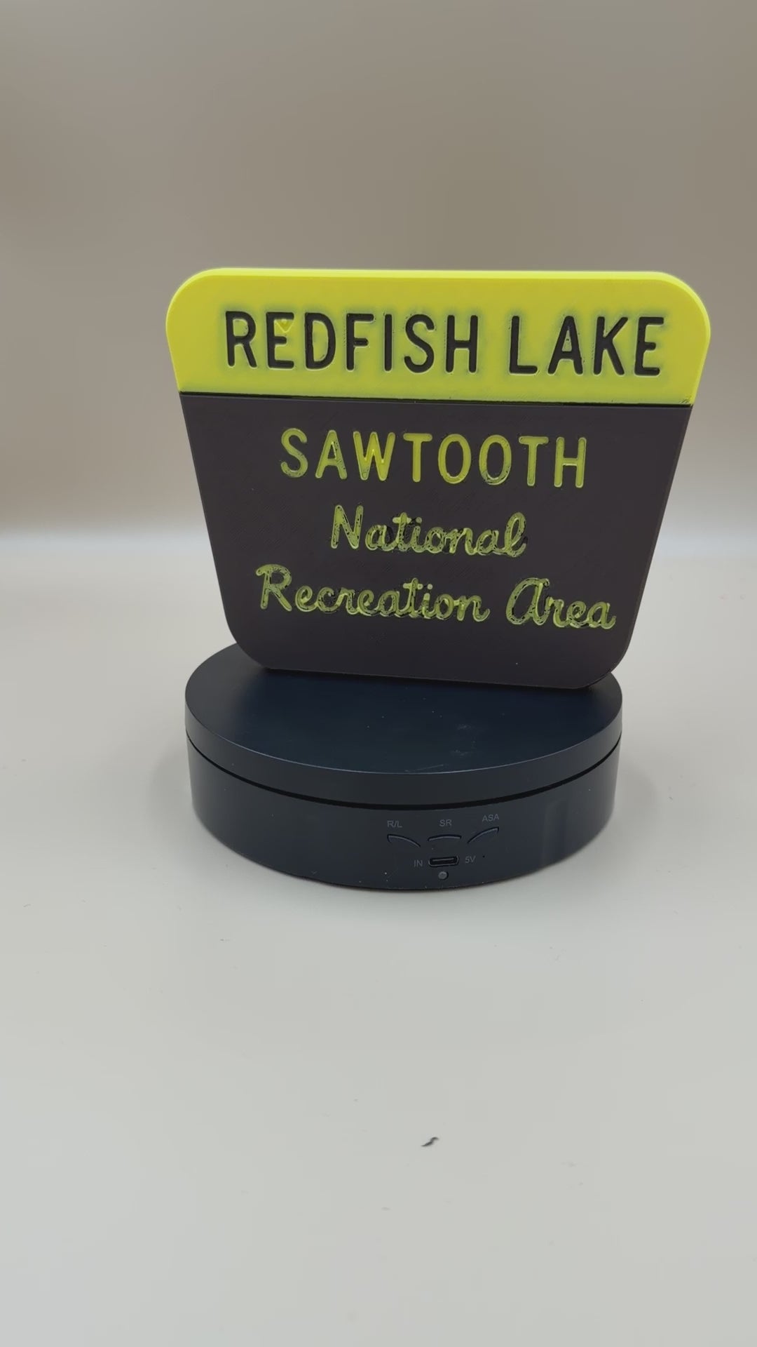 Redfish Lake Sawtooth National Recreation Area Sign