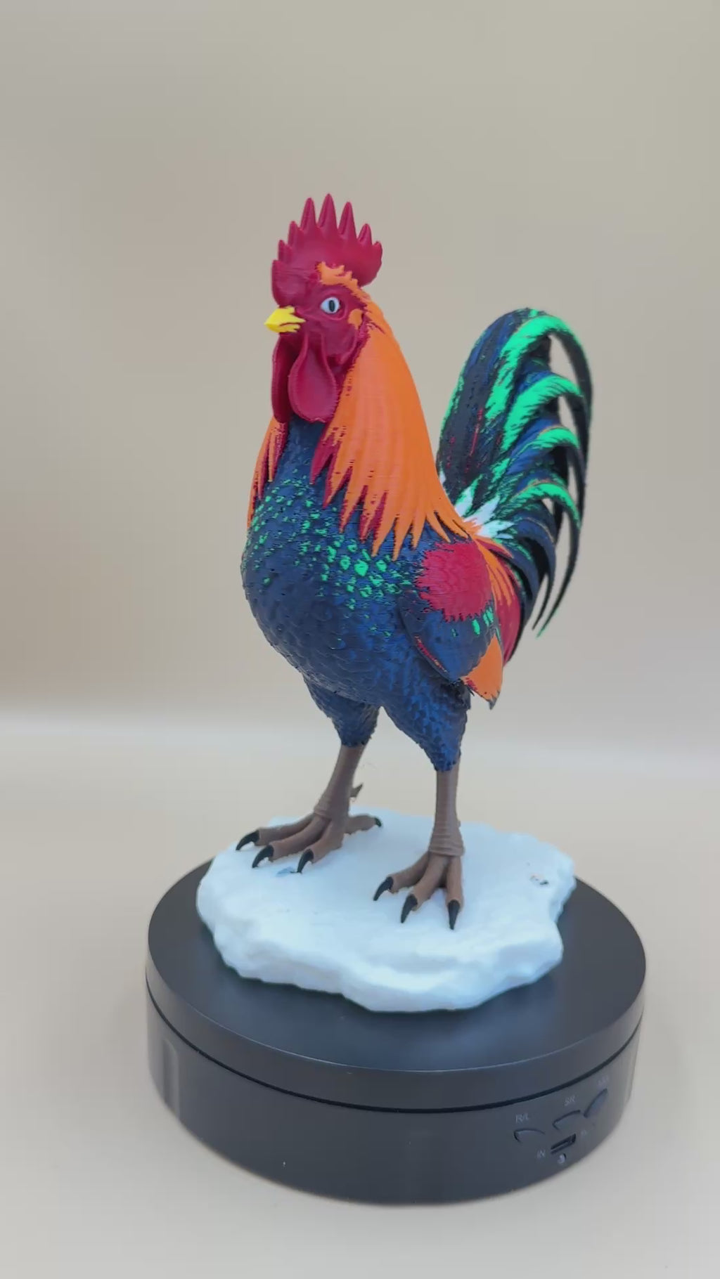 Rainbow Rooster - PLA version - Indoor Only